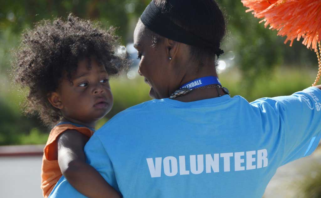 Volunteering Together to Create a family unit